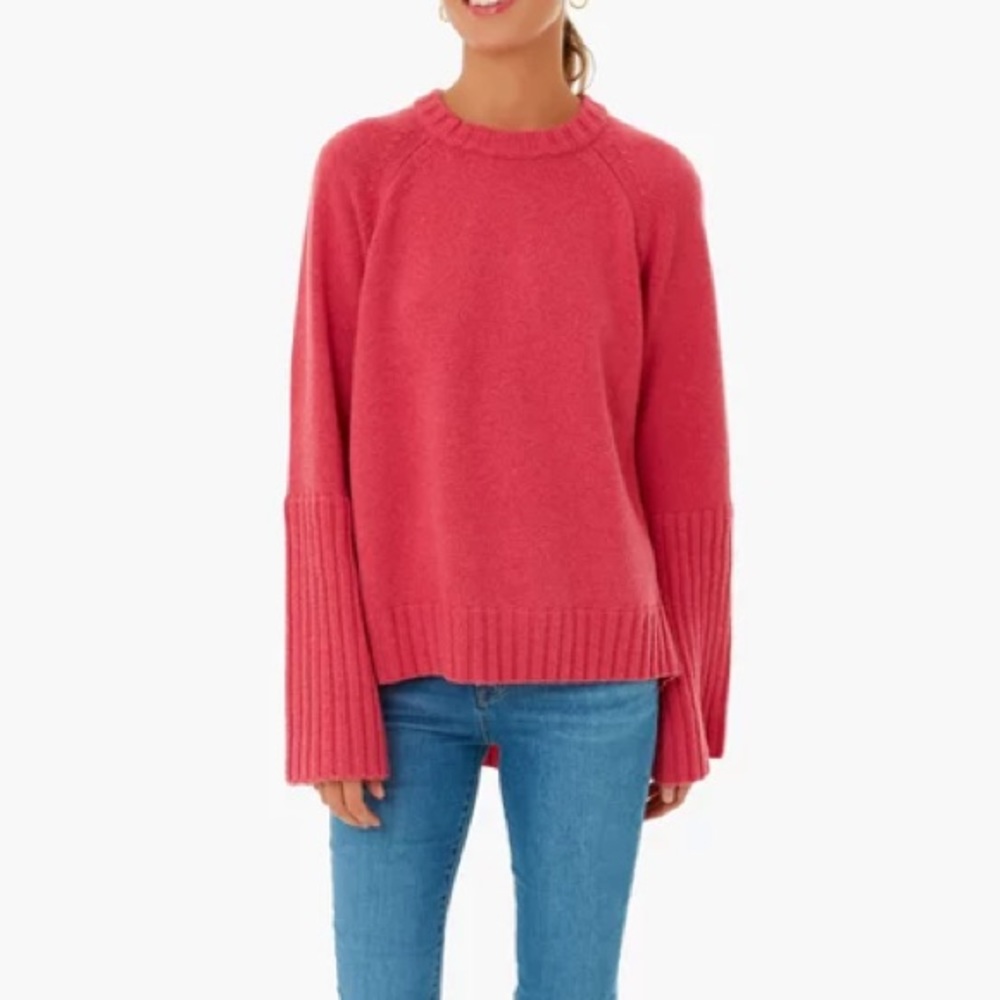 Tuckernuck Raspberry Red Finnegan Sweater sz S